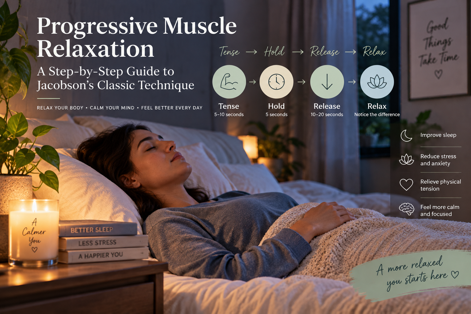 Progressive Muscle Relaxation: A Step-by-Step Guide to Jacobson's Classic Technique