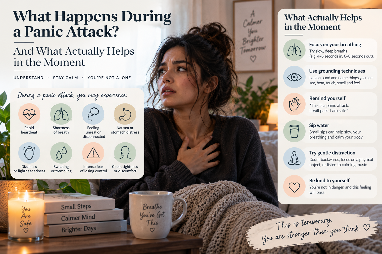 What Happens During a Panic Attack, and What Actually Helps in the Moment