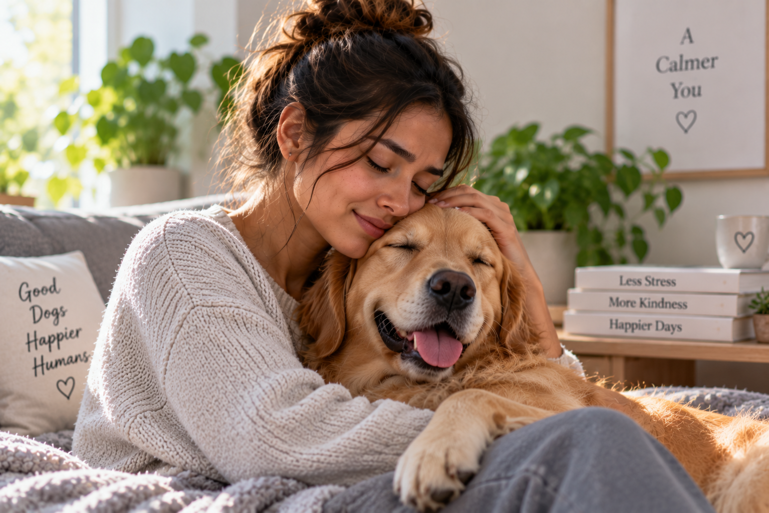 Why Petting a Dog Calms You Down: The Oxytocin Connection