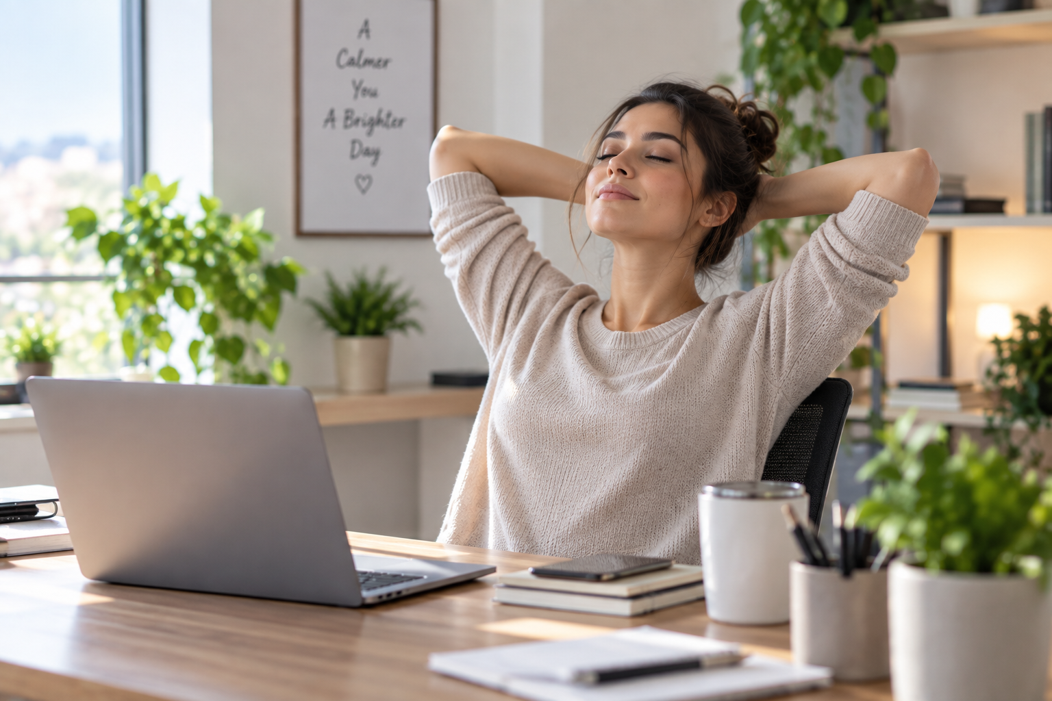 A 2-Minute Stress Reset You Can Do at Your Desk