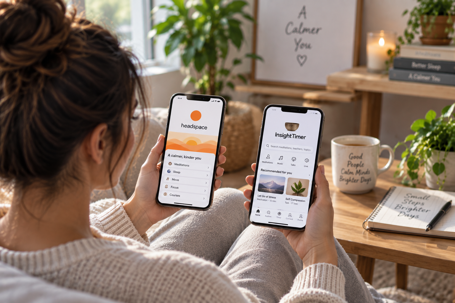 Headspace vs Insight Timer: Structured Courses vs a Free-First Library