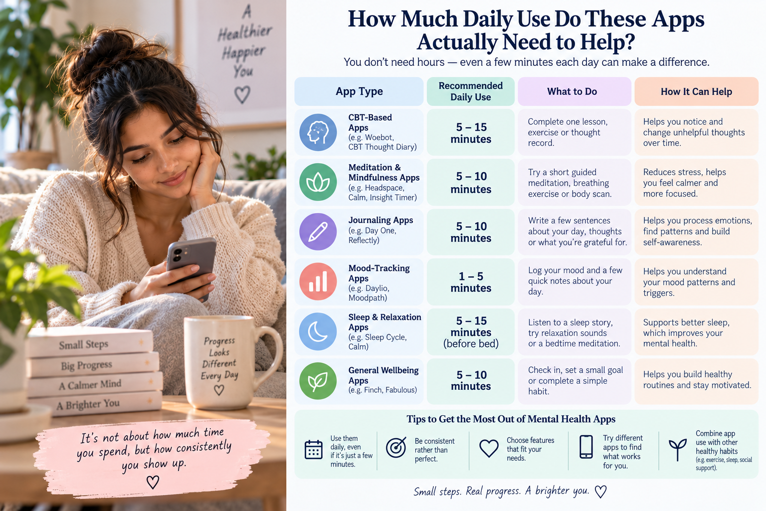 How Much Daily Use Do These Apps Actually Need to Help?